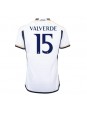 Real Madrid Federico Valverde #15 Replika Hemmakläder 2023-24 Kortärmad